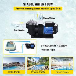 3.0HP Swimming Pool Pump with Filter For In/Above Ground Pool Pump Cleaning Tool