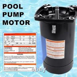 3/4 HP 3450 RPM 48Y Frame Square Flange 115/230V Swimming Pool Motor # USQ1072