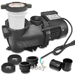 3 HP High Flow Above Ground Swimming Pool Pump with Strainer Filter Basket