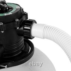 3100GPH Swimming Pool 16 Sand Filter 3/4 HP Pool Pump withTimer Above Ground Pool