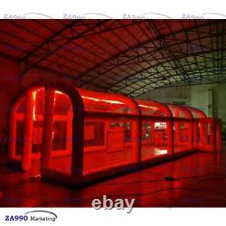 33x16ft Led Inflatable Dome Tent Cover For Swimming Pool With Air Pump