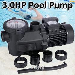 3HP Inground Swimming Pool Pump with Filter Basket Above Ground Pool Pump 10038GPH