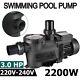 3HP Pool Pump For Pentair with UL 220-240v 3-Phase Commercial Single Speed Pump
