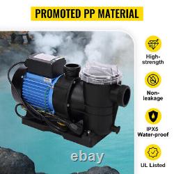 3HP Single Speed 168GPM Swimming Pool Pump Energy Star Permanent Warranty