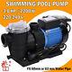 3HP Single Speed In Ground Inground Pool Pump 220V 2 Ports 3 HP For Hayward