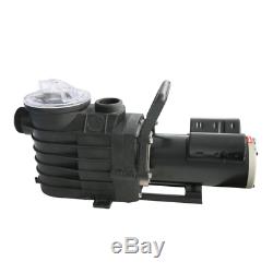 48S 2-Speed 1 Hp In Ground Pool Pump With Copper Windings, 3100-7200 Gph, 68 Ft