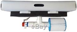 5,000 Gallon Solar Powered Pool Pump Floating Cartridge Filter In Ground Above