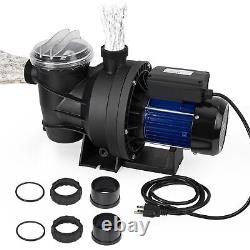 800With115V 1.1HP Pool Pump In/Above Ground Water Pump Single Speed 3962GPH