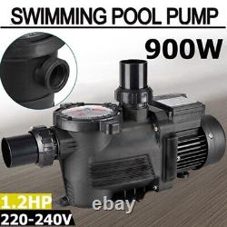 900W Single Speed In-Ground Pool Pump, 1.2 HP, 1.5 Inch Plumbing Ports, Pro Pump