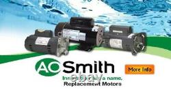 A. O. Smith Century B2848 Full Rate 1HP 3450RPM Single Speed Pool Spa Pump Motor