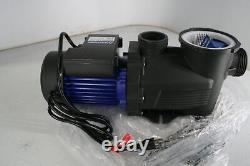 AQUASTRONG 2 HP 115V Single Speed Pool Pump for In Above Ground Pools Black