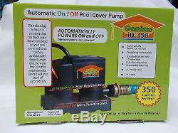 AUTOMATIC PUMP FOR POOL WINTER COVER ABOVE OR IN GROUND POOLS