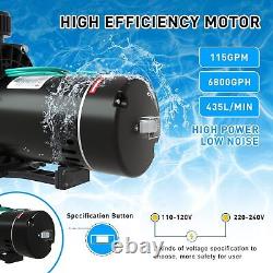 Above Ground/Inground Pool Pump 2HP Dual Voltage Pool Motor 115V/230V with