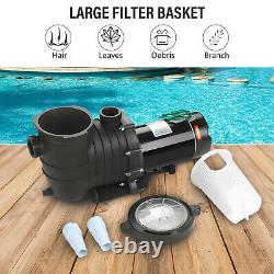 Above/Under Ground Swimming Pool Pump Motor Strainer 1.5HP