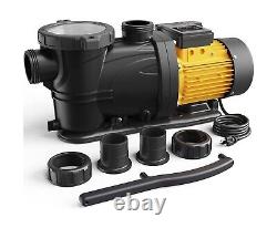 Acquaer 2 HP Pool Pump, 7860 GPH 115V Above Ground Inground Swimming Pool Pum