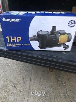 Acquaer Pool Pump 1 Horse Power 115 volts