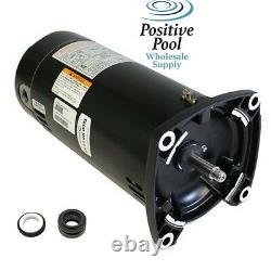 Ao Smith Century 3/4 HP Pool Pump Motor Usq1072 Square Flange Free Pump Seal