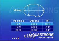 Aquastrong 2 hp pool pump