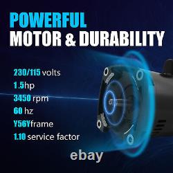 B2854 B2854V1 Pool Pump Motor Square Flange Swimming Pool Pump 1.5 Hp Pool Pump