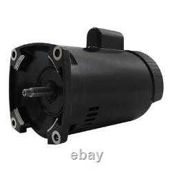 B2854v1 B2854 Square Flange Motor 115/230v Single Speed Pool Pump Motor 1.5 HP