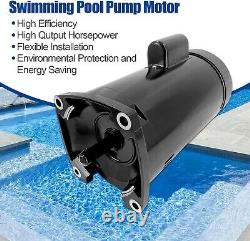 B2855 Pool Pump Motor Square Flange Threaded Shaft Swimming Pool Pump 2HP 230V