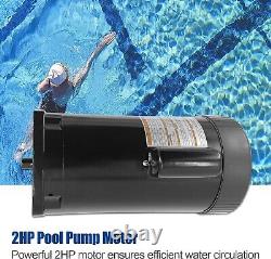 B2855 Pool Pump Motor Square Flange Threaded Shaft Swimming Pool Pump 2HP 230V