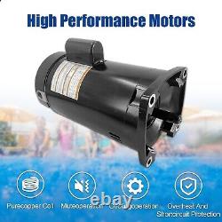 B2855 Pool Pump Motor Square Flange Threaded Shaft Swimming Pool Pump 2HP 230V