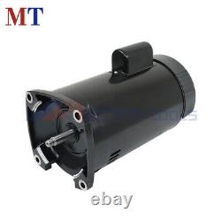 B2855 Pool Pump Motor Square Flange Threaded Shaft Swimming Pool Pump 2HP 230V