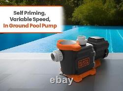 BLACK+DECKER Variable Speed Inground 1.5HP Pool Pump (New In Box)