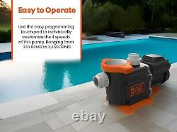 BLACK+DECKER Variable Speed Inground 1.5HP Pool Pump (New In Box)