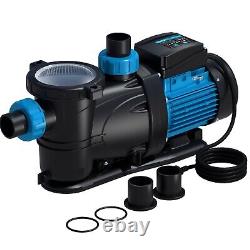 BOMGIE 2HP Pool Pump Inground, 6950 GPH Above Ground Swimming Pool Pump 115Volts