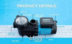 BOMGIE Dual Speed Pool Pump 4700GPH, In/Above Ground 1.1 HP SPX-1106AD