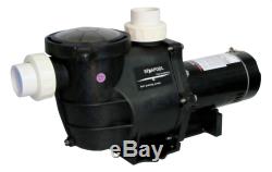 Deluxe Energy Efficient 2 Speed Pump for In-Ground Pool 1.5 HP 230V withFittings