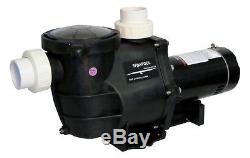Deluxe Energy Efficient 2 Speed Pump for In-Ground Pool 1.5 HP 230V withFittings