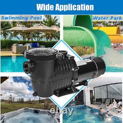 Dual Speed 2HP High-Flo INGROUND Swimming POOL PUMP Strainer Energy Saving 230V