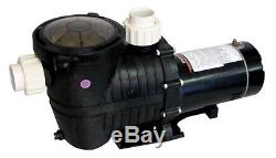 Energy Efficient 2 Speed Pump for In-Ground Pool 0.75 HP-115V with Fittings