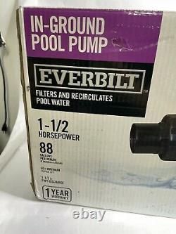 Everbilt 1-1/2 HP In-Ground Pool Pump 88 GPM SPP15002