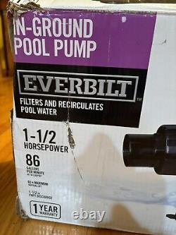 Everbilt 1.5 HP 2-Speed 230V Pool Pump