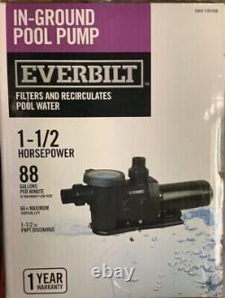 Everbilt 1.5 HP 2-Speed Pool Pump