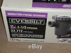 Everbilt 1.5 HP 230/115-Volt In-Ground Pool Spa Pump with Protector Technology