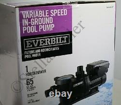Everbilt 1 HP 65 GPM Variable Speed In-Ground Pool Pump PCP10001-VSP SEALED