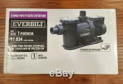 Everbilt EB1100DP 1 HP 230/115-Volt Pool Pump With Protector Technology In-ground