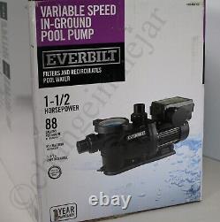 Everbilt PCP15001-VSP 1.5 HP Programmable Variable Speed Pool Pump BRAND NEW
