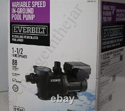 Everbilt PCP15001-VSP 1.5 HP Programmable Variable Speed Pool Pump BRAND NEW