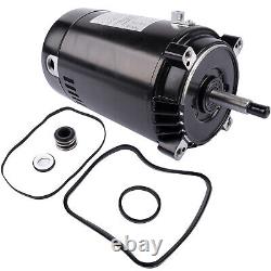 Fit Swimming Pool Pump Motor Round Flange Pool Pump Motor 3/4HP 115/230V #UST107