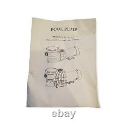 HAP1100With110-120v 1.5HP 9.2Amps Swimming Pool Pump