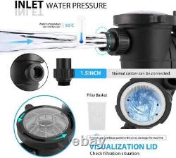 HBP1500 2.0HP 1500W INGROUND ABOVE GROUND SWIMMING POOL WATER PUMP +Strainer