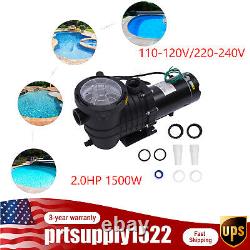 HBP1500? 2.0HP 1500W INGROUND ABOVE GROUND SWIMMING POOL WATER PUMP +Strainer