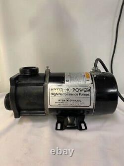 HYDROPOWER High Performance Swimming Pool Pump 115 Volts 8.9 Amps USED Tested