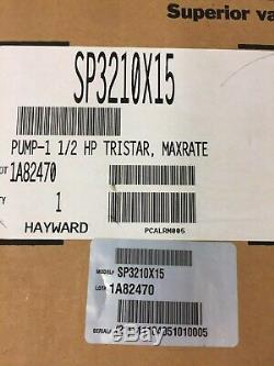 Hayward 1.5 HP TriStar SP3210X15 Max-Rated Inground Swimming Pool Pump 115/230V